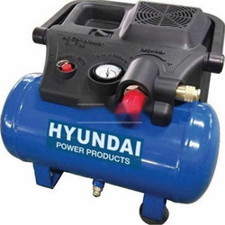 Hyundai Η6L Κομπρεσέρ Αέρος Μονοφασικό 6lt 1.5hp