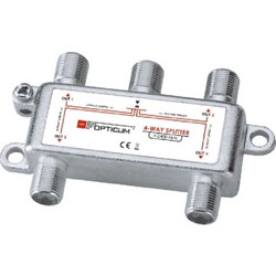 Opticum Splitter 4 way 5-2400 MHz Power Pass