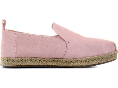 Εσπαντρίγιες Pale Suede Toms Ροζ
