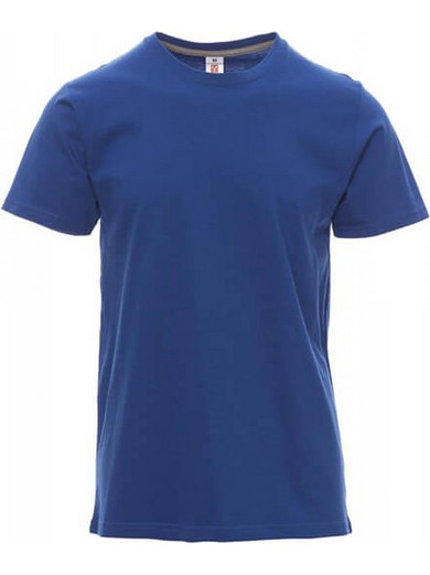 T-shirt PAYPER SUNSET - Μπλέ ρουά