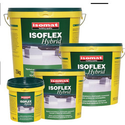 Isomat Isoflex Hybrid Ελαστομερές Επαλειφόμενο Υβριδικό Στεγανωτικό Ταράτσας Λευκό 1kg