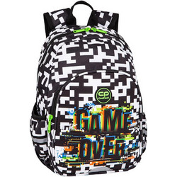 CoolPack Toby Game Over Σχολική Τσάντα Πλάτης Νηπιαγωγείου Μαύρη Λευκή F049679