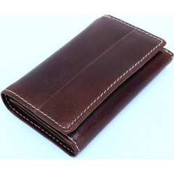 FETICHE FETICHE ΔΕΡΜΑΤΙΝΗ ΚΛΕΙΔΟΘΗΚΗ DL7174 ΚΑΦΕ VINTAGE (RFID)