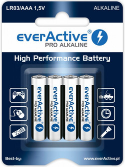 everActive Pro Alkaline AAA 4τμχ