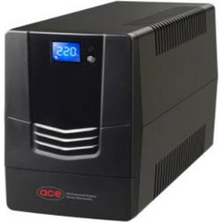 ACE Arian II LED UPS Line Interactive 800VA 400W με 2 Πρίζες Schuko