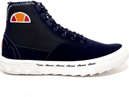 Ellesse Zanica Hi Sued Ανδρικά Μποτάκια Suede Navy Μπλε 6-10381-BLU-WHT