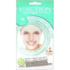 L'Action Cucumber Purifying Spa Κρεμώδης Μάσκα Προσώπου για Ενυδάτωση με Αγγούρι