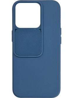 Powertech CamShield Soft Back Cover Blue (iPhone 15 Pro)