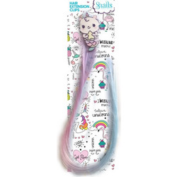 SNAILS Hair Extension Clip, Fishcorn, Κλιπ Μαλλιών με Χρωματιστά Extension - 1τεμ