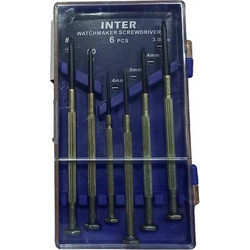 Κατσαβίδια ωρολογοποιών 6 τεμ INTER 743602