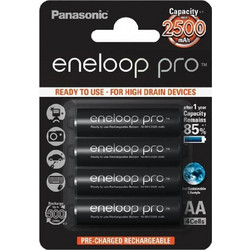 Panasonic Eneloop Pro AA 2500mAh 4τμχ
