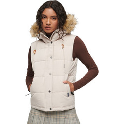 Superdry Everest Αμάνικο Γυναικείο Μπουφάν W5011551A