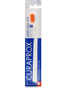 Curaprox CS 5460 Ultra Soft Οδοντόβουρτσα Λευκή Πορτοκαλί