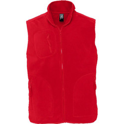 Sol's Ανδρική Ζακέτα Fleece με Φερμουάρ Κόκκινο 51000