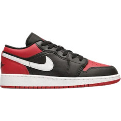 Jordan Air Jordan 1 Παιδικά Sneakers Μαύρα Κόκκινα 553560-066