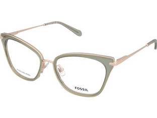 Fossil FOS7162 0OX Γυναικείος Σκελετός Γυαλιών Οράσεως Μεταλλικός Χρυσός Πράσινος