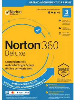 Norton 360 Deluxe για 3 Συσκευές και 1 Έτος Χρήσης (Ηλεκτρονική Άδεια)