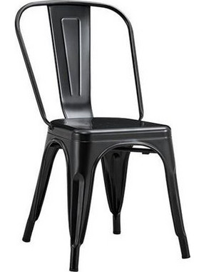 405099 ΚΑΡΕΚΛΑ ΜΕΤΑΛΛΙΚΗ NEXTDECO LOFT ΣΤΟΙΒΑΖΟΜΕΝΗ ΜΑΥΡΗ 45X48XΥ85ΕΚ