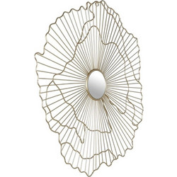 Καθρέπτης Esashi 425032 61,5x65cm Gold Eglo