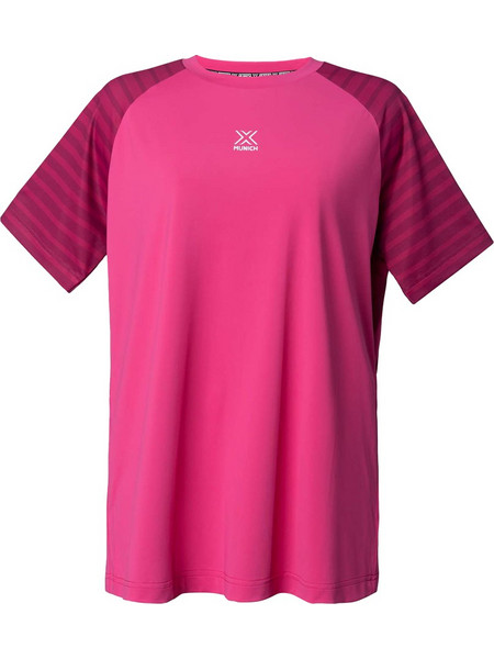 MUNICH MAN STRIPES TEE MAGENTA