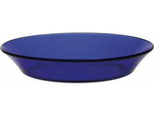 Duralex Πιάτο Βαθύ Γυάλινο Lys Saphir 19.5cm