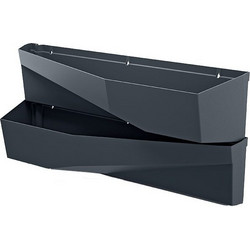 PROSPERPLAST IO3W800-S433 - Ζαρντινιέρα επιτοίχια Cascade Wall 2 τεμ