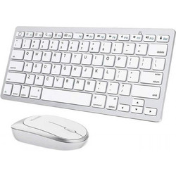 Omoton KB066 Silver Ασύρματο Σετ Πληκτρολόγιο & Ποντίκι