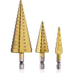 Σετ Κωνικά Τρυπάνια Τιτανίου (4-12mm) (4-20 mm) (4-32 mm) 14242-3