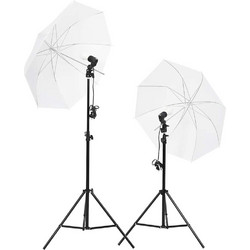 vidaXL 190230 Kit με Βάση και Ομπέλες