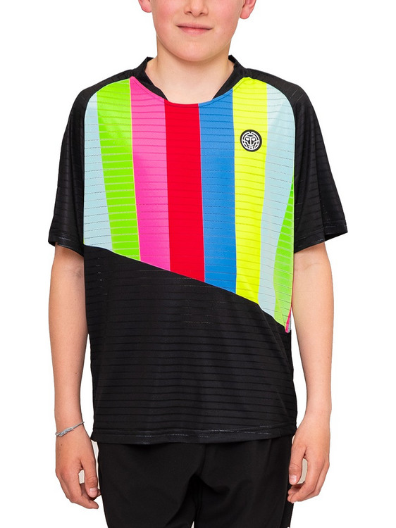 Bidi Badu Colortwist Παιδικό T-Shirt Κοντομάνικο Μαύρο Πολύχρωμο B1620001