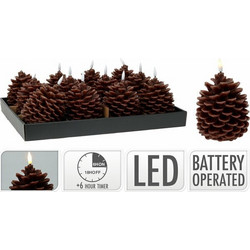 ΚΕΡΙ ΚΟΥΚΟΥΝΑΡΙ LED 13CM (ΚΑΦΕ)