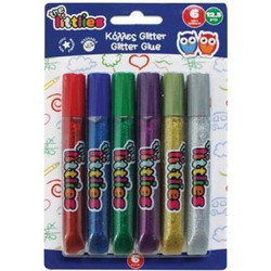 ΚΟΛΛΑ GLITTER 12gr. 6 ΧΡΩΜ. THE LITTLIES 0646026