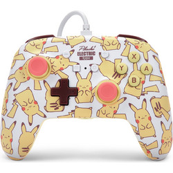 PowerA 1526547-01 Pikachu Blush Wired Controller Switch White