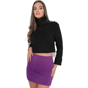 Fullah Sugah 3230010367023 Υφασμάτινη Μίνι Φούστα Purple