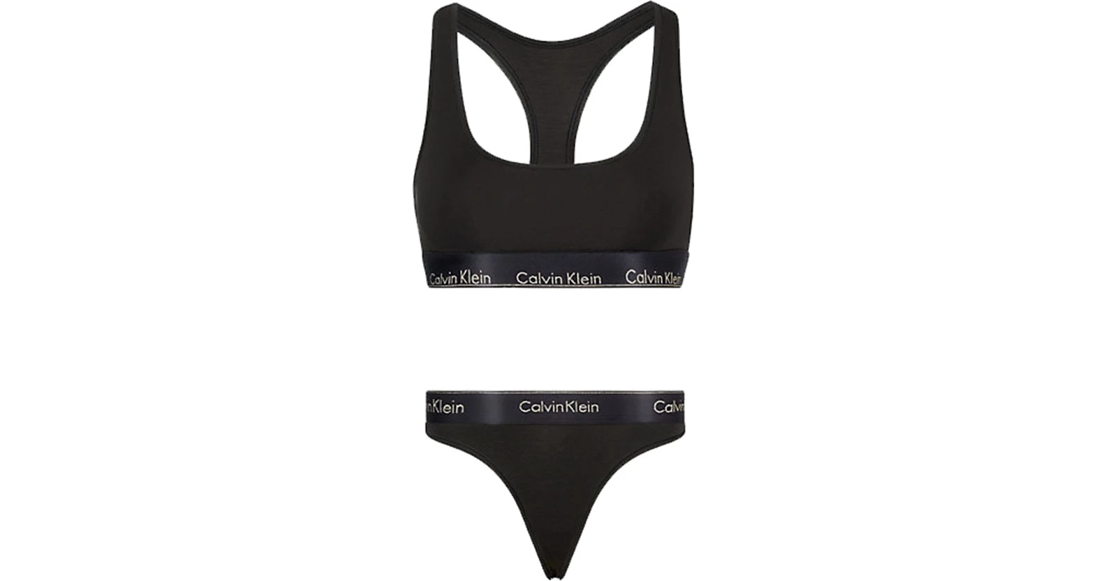 Γυναικείο Gift set Calvin Klein - Μαύρο - Αθλητικό σουτιέν & Slip
