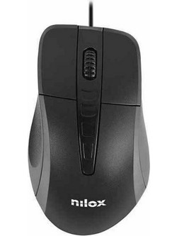 Nilox MOUSB1001 Ενσύρματο Ποντίκι Black