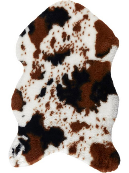 Χαλάκι Animal Art 60 x 90 cm Black/Brown Home Deco Factory TX0085 TX0085-Black-Brown