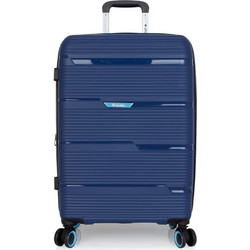 Dielle 170-60 Βαλίτσα Μεσαία 67x43x28cm με 4 Ρόδες Navy Μπλε