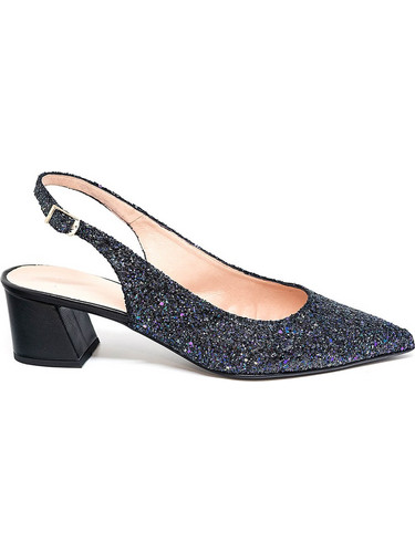 Bigshoes MX9123-01gl Δερμάτινη Γόβα Μαύρο 5.5cm