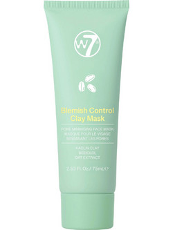 W7 Blemish Control Clay Κρεμώδης Μάσκα Προσώπου για Καταπράυνση με Άργιλο 75ml