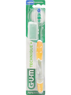 Gum Technique 492 Full Medium Οδοντόβουρτσα Κίτρινη