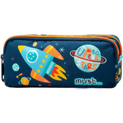 Must Energy Up To The Stars Κασετίνα με 2 Θήκες Μπλε 585108