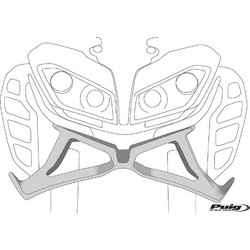 ΜΠΡΟΣΤΙΝΑ SPOILERS DOWNFORCE NAKED FRONTAL SPOILERS CARBON ΓΙΑ YAMAHA MT-07 '21-'23 21129C | PUIG