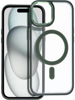 Θήκη κινητού Forcell Matte Mag Cover Compatible with MagSafe for iPhone 15 Green