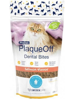 Proden PlaqueOff Cat Dental Bites Salmon 60gr