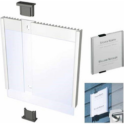 Πινακίδα Ενημέρωσης Μεταλλική Durable 4802