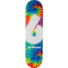 Birdhouse Skate Deck Logo Deck Giant B Tie Dye Multi