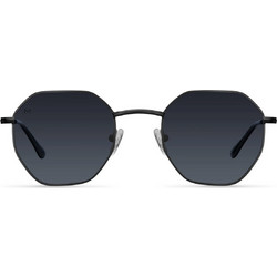Meller Endo All Black Ανδρικά Γυαλιά Ηλίου Τετράγωνα Μεταλλικά Μαύρα με Μαύρος Polarized Φακό