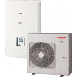 Toshiba Estia HWT-1101H8RW-E/HWT-1101XWHM3W-E Αντλία Θερμότητας 11kW Τριφασική Split