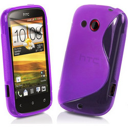 Θήκη TPU Gel S-LIne για HTC Desire C A320e Μωβ (OEM)